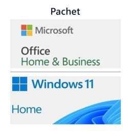 Pachet Software Microsoft Windows 11 Home OEM DVD + Office Home and Business 2024 BOX, 1 PC, Licenta Permanenta