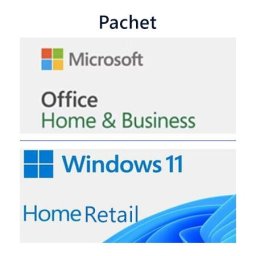 Licenta Software Microsoft Office Home and Business 2024 + Windows 11 Home, 1 PC/Mac, Licenta Permanenta, USB