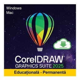 Licenta Software Corel CorelDRAW Graphics Suite 2025 Education Edition, permanenta, Windows/Mac/Web/iPad, 1 utilizator