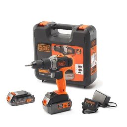 Masina de gaurit si insurubat Black & Decker BCD003MEM2K-QW, 18V, Li-Ion, 45 Nm
