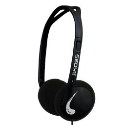 Koss KPH25 Headphones, On-Ear, Wired, Black