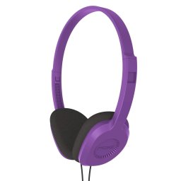 Koss KPH8v Headphones, On-Ear, Wired, Violet