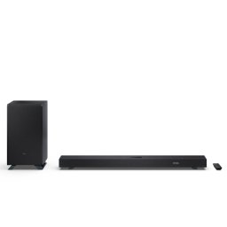 Sharp HT-SBW53121(BK) Q 3.1.2 Dolby Atmos/ DTS:X Soundbar with Wireless Subwoofer, Black