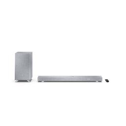 Sharp HT-SBW53121(SL) Q 3.1.2 Dolby Atmos/ DTS:X Soundbar with Wireless Subwoofer, Silver