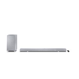 Sharp HT-SBW55121(SL) Q 5.1.2 Dolby Atmos/ DTS:X Soundbar with Wireless Subwoofer, Silver