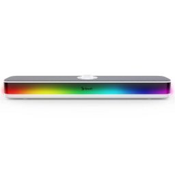 Soundbar de gaming compact A4tech Bloody S10, putere 10W, iluminare RGB, Alb