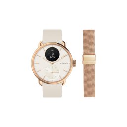 Smartwatch Withings ScanWatch 2, 38mm, Ecran OLED, ECG, SpO2, Pana la 30 zile autonomie, HWA10-Bundle 2-All-Int