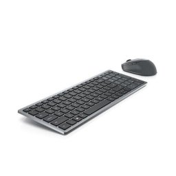 Tastatura si mouse Dell 580-AIWS, Wireless, Bluetooth, QWERTY, Full-size, Optic, Gri