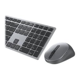 Kit Tastatura si Mouse Dell Keyboard and Mouse KM7321W Premier Multi-Device Wireless, Bluetooth 5.0, Layout Rusesc, Gri