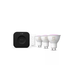 Bec LED Philips Kit Becuri LED Hue, 3x GU10, 4.2W, 400 lm, 2000-6500K