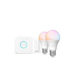 Kit iluminat inteligent Philips Hue, 8721103103659, 4 becuri LED E27, Bluetooth/Zigbee, 806 lm