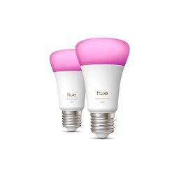 Bec inteligent Philips Hue, E27, Multi-color, 810 lm, 6W