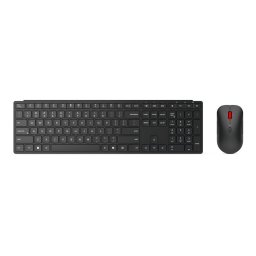 Kit Wireless Lenovo Multi-Mode Pro Combo - Tastatura, USB Wireless/Bluetooth, Eclipse Black + Mouse Optic, USB Wireless/Bluetooth, Negru