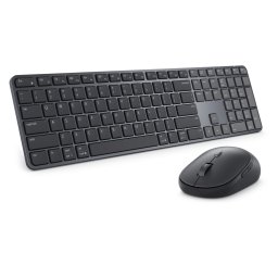 Set tastatura si mouse wireless Dell Pro 7 Slim, KM726, Rusa, Bluetooth, Negru