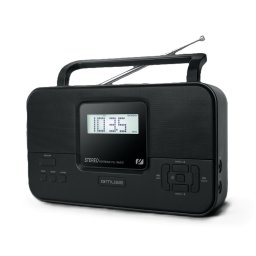 Radio portabil Muse M-087 MB,PLL, LCD cu iluminare albastra, Ceas, alarma, sleep timer, Negru