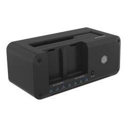 Clona si statie de andocare Icy Box IB-2924MSCL-C31, pentru 1x 2.5"/3.5", catre 1x M.2 NVMe sau M.2 catre M.2, acces la 3 unitati ca docking, gazda USB 3.2, Negru