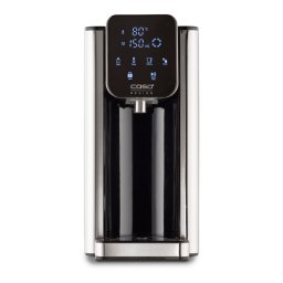 Dozator de apa fierbinte Caso HW 660 1879, 2600 W, 2,7 l, 7 setari de temperatura, 40-100°C, Comanda tactila, Filtru, Negru/Inoxidabil