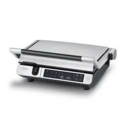Gratar electric 3 în 1 Caso Germany SteakMaster Pro, 2000 W, 34 x 24 cm, 80-240°C, Acoperire ceramica, Timer, Comanda tactila, Inox/Negru