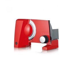 Feliator mezeluri Graef SKS100, 170 W, Lama de 170 mm, Otel inoxidabil, Blocare pentru copii, Rosu