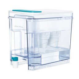 Dozator cu filtrare apa Aqua Optima Perfect Pour WD1003, 8,2 l, Filtrare in 5 etape, Fara BPA, Evolve+, Alb/Transparent