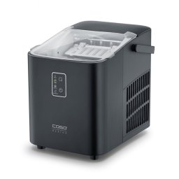 Masina de facut cuburi de gheata Caso IceChef Compact 3401, 120 W, 1 l, 12 kg/24 h, 2 dimensiuni, Autocuratare, Cu compresor, Negru mat