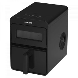 Masina de facut cuburi de gheata Finlux FICM-1225B, 0,85 A, 12 kg/24 h, 1,1 l, 2 dimensiuni, Autocuratare, Indicatori, R600a, Negru