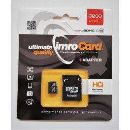 Card memorie Card Set memory IMRO 10/32G UHS-I ADP (32GB; Class U1; + adapter)