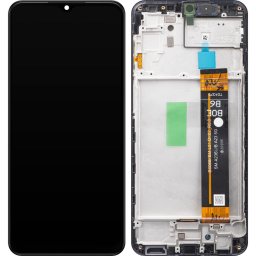 Piese si componente Display - Touchscreen Samsung Galaxy A23 5G A236, Cu Rama, Negru, Service Pack GH82-29734A