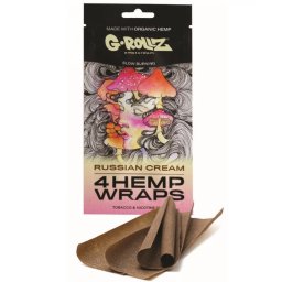 G-Rollz Blunt foite canepa Russian Cream ciocolata cafea x4