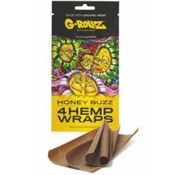 G-Rollz Blunt foite canepa Honey Buzz x4