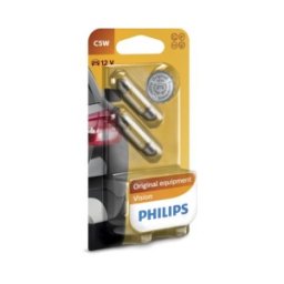 Set 2 Becuri 12V C5W Vision Blister Philips