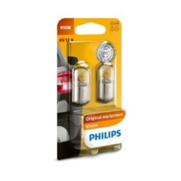 Set 2 Becuri 12V R10W Vision Blister Philips