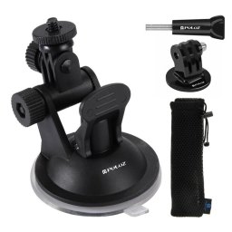 Suport auto din sticlă Puluz pentru camere sport (inclusiv Osmo Action 5 Pro, Insta360 X5)