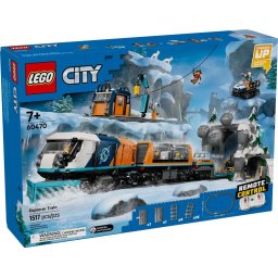 LEGO® City 60470 - Trenul expres al exploratorilor spre Polul Arctic