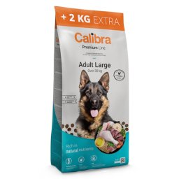 Hrana uscata caini, Calibra Dog Premium Line Adult Large 12+2 kg