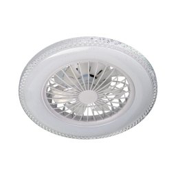 Plafonieră LED dimabilă cu ventilator EGYPT LED/48W/230V, albă + telecomandă