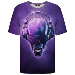 Tricou barbati Mr. GUGU & Miss GO Disco Skull