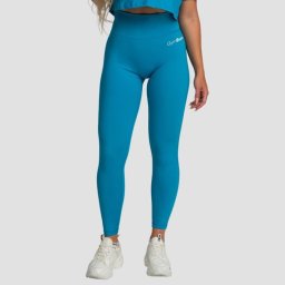 GymBeam Colanți pentru femei High-waist Limitless Aquamarine XXL