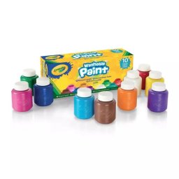 Crayola: Vopsea ușor de spălat - 10 buc.