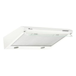 Hota Hota Traditionala, 50 cm, 380 m³/h, 3 Trepte, Filtru Aluminiu 5 Straturi, Iluminare LED, 65 dB, Alb
