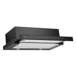 Hota Hota, 50 cm, 700 m³/h, 3 Trepte, Filtru Aluminiu 5 Straturi, Iluminare LED, 67 dB, Negru