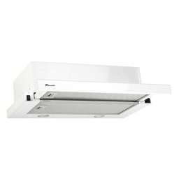 Hota Hota, 60 cm, 700 m³/h, 3 Trepte, Filtru Aluminiu 5 Straturi, Iluminare LED, 67 dB, Alb