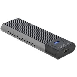 Carcasa de unitate combo USB-C SATA SDD Gri