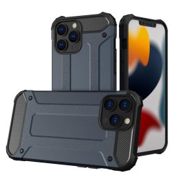 Husa Hybrid Armor case for iPhone 14 Pro Max armored hybrid cover blue