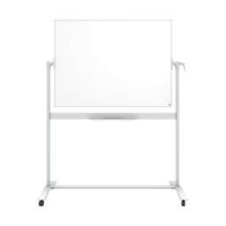 Tabla mobila NOBO Classic, otel emailat, 120x90 cm, magnetica, include marker si tavita, alb
