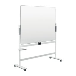 Tabla mobila NOBO Move & Meet, 150x120 cm, magnetica, include tavita detasabila si marker, alb
