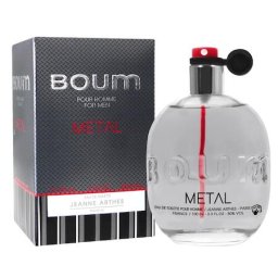 Apă de toaletă bărbătesc JEANNE ARTHES BOUM METAL, 100 ml – aromă proaspătă de zi cu zi, 100 ml