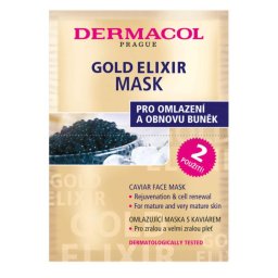 Dermacol Zen Gold Elixir Caviar Face Mask 2 x 8 ml