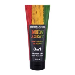 Dermacol Men Agent Don't Worry Be Happy 3in1 Shower Gel 250 ml