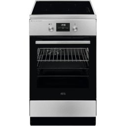 Aragaz CIB56491BM, Electric, Inductie 4 zone de gatit, Booster, SteamBake, AirFry, Timer cu display electronic, Grill, Clasa A, 50 cm, Inox